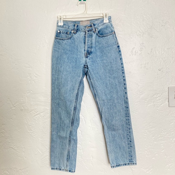 FINAL ClearOut! Everlane The 90s Stonewash Cheeky Jean Organic Cotton, 23 Crop - Picture 1 of 7